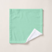 Seafoam Green Solid Color Bad Handdoek (Wasdoekje)