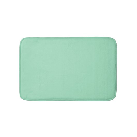 Seafoam Green Solid Color Badmat (Voorkant)