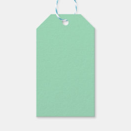 Seafoam Green Solid Color Cadeaulabel