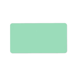Seafoam Green Solid Color Etiket