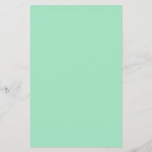 Seafoam Green Solid Color Flyer (Voorkant)