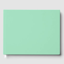 Seafoam Green Solid Color Gastenboek