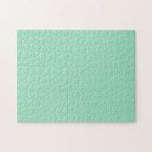 Seafoam Green Solid Color Legpuzzel (Horizontaal)