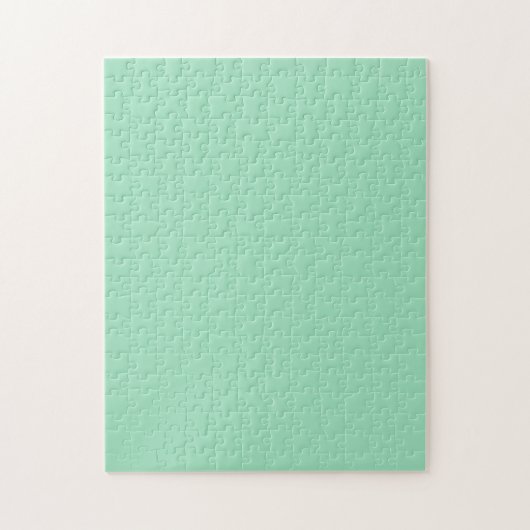 Seafoam Green Solid Color Legpuzzel (Verticaal)