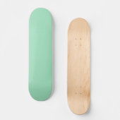 Seafoam Green Solid Color Persoonlijk Skateboard (Voorkant)