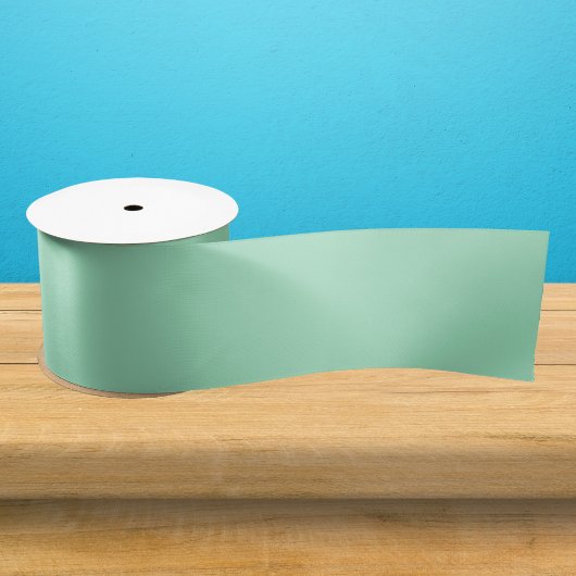 Seafoam Green Solid Color Satijnen Lint