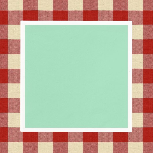 Seafoam Green Solid Color Servet