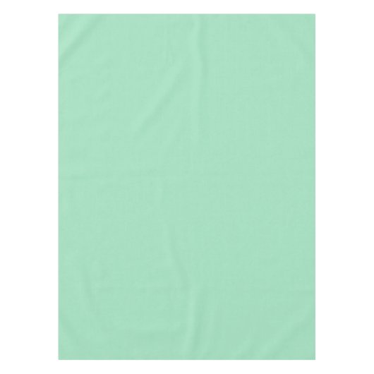 Seafoam Green Solid Color Tafelkleed (Voorkant)