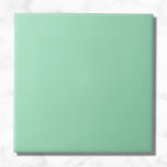 Seafoam Green Solid Color Tegeltje<br><div class="desc">Seafoam Green Solid Color</div>