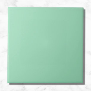 Seafoam Green Solid Color Tegeltje