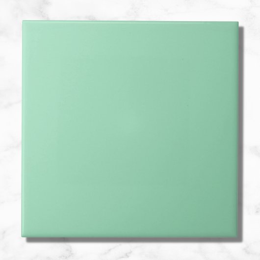 Seafoam Green Solid Color Tegeltje