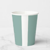 Seafoam Green Yoga Studio Hamsa  Papieren Bekers (Links)