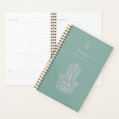 Seafoam Green Yoga Studio Hamsa  Planner (Display)