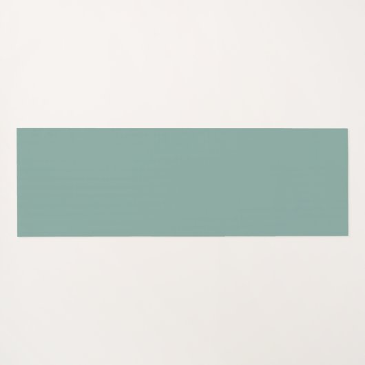 Seafoam Green Yoga Studio Hamsa  Yogamat (Achterkant (horizontaal))