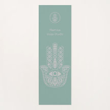 Seafoam Green Yoga Studio Hamsa 