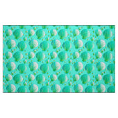 Seafoam groene kruipers op aqua stof (Fat Quarter)
