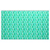 Seafoam groene kruipers op aqua stof (Yard (91,4 cm))