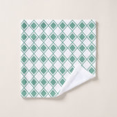 Seafoam Harlequin Bad Handdoek (Wasdoekje)