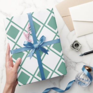 Seafoam Harlequin Cadeaupapier