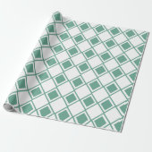 Seafoam Harlequin Cadeaupapier (Uitgerold)