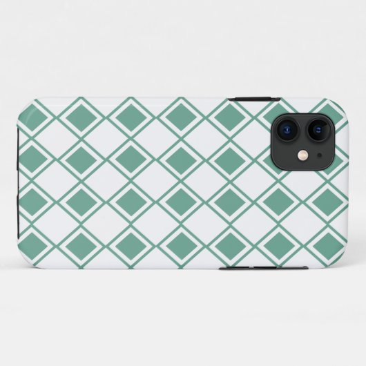 Seafoam Harlequin Case-Mate iPhone Case (Achterkant (horizontaal))