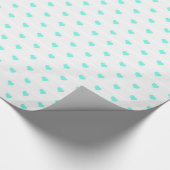 Seafoam Hearts Cadeaupapier (Hoek)