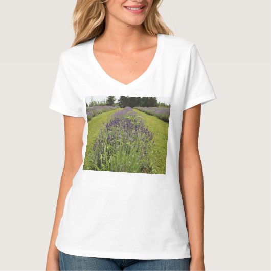 Seafoam Lavender Boerderij T-shirt (Voorkant)