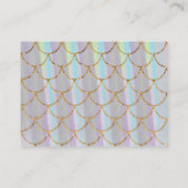 Seafoam Lavender Mermaid Books Request Informatiekaartje (Achterkant)