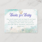 Seafoam Lavender Mermaid Books Request Informatiekaartje (Voorkant)