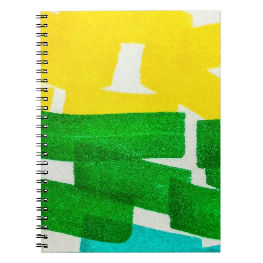 Seafoam Lila Boho Hand Drawn Stroke. Fuchsia Hot Notitieboek (Voorkant)