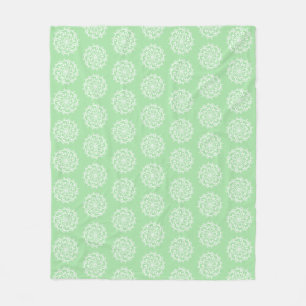 Seafoam Mandala Fleece Deken