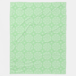 Seafoam Mandala Fleece Deken