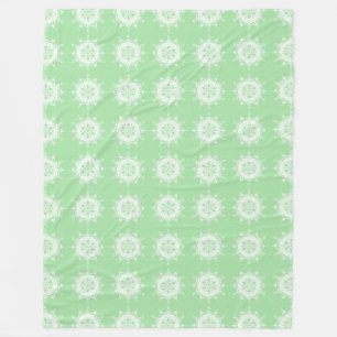 Seafoam Mandala Fleece Deken