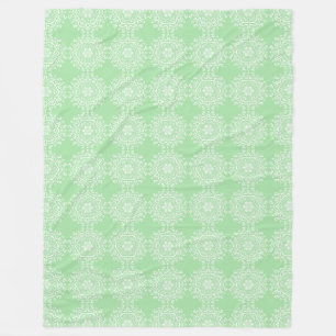 Seafoam Mandala Fleece Deken