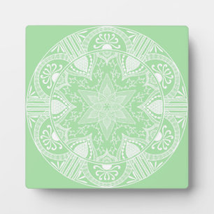Seafoam Mandala Fotoplaat