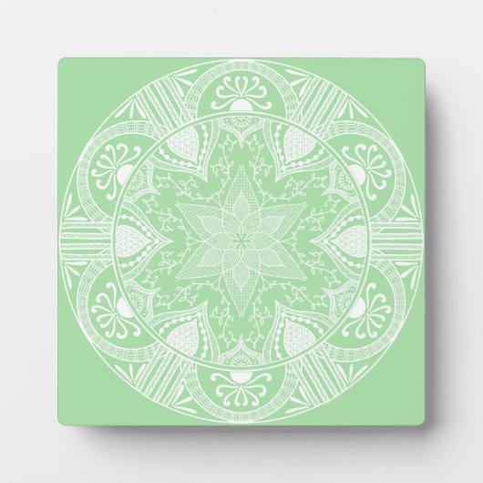 Seafoam Mandala Fotoplaat (Voorkant)