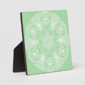Seafoam Mandala Fotoplaat (Voorkant)