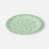 Seafoam Mandala Papieren Bordje (Gekanteld)