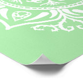 Seafoam Mandala Poster (Hoek)