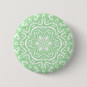 Seafoam Mandala Ronde Button 5,7 Cm (Voorkant)