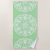 Seafoam Mandala Strandlaken (Voorkant)