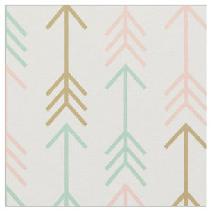 Seafoam Peach en Gouden Pijlen Stof