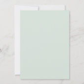 Seafoam Perzik Varentrouwdag Kaart (Achterkant)