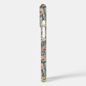 Seafoam Pink Yellow Retro Wildflower Case-Mate iPhone Case (Achterkant / Links)