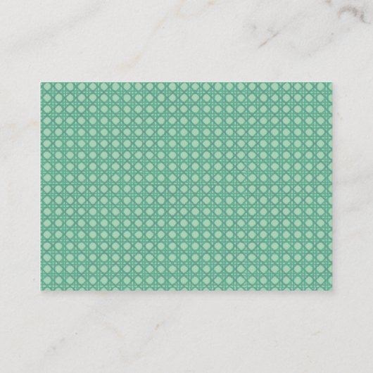 Seafoam Rattan Informatiekaartje (Achterkant)