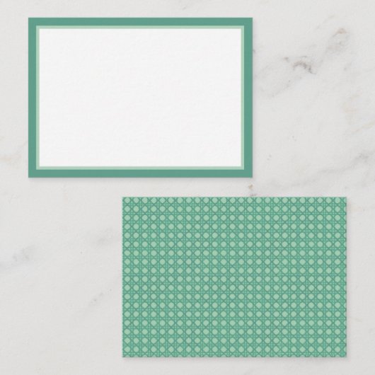 Seafoam Rattan Informatiekaartje (Voorkant / Achterkant)