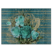 Seafoam Rozen Bouquet Snijplank (Voorkant)