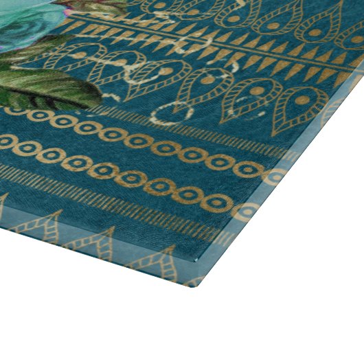 Seafoam Rozen Bouquet Snijplank (Hoek)