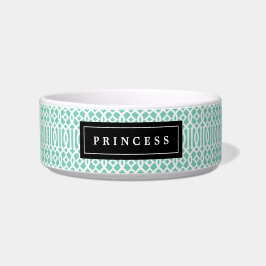 Seafoam Trellis | Pet Bowl Voerbakje