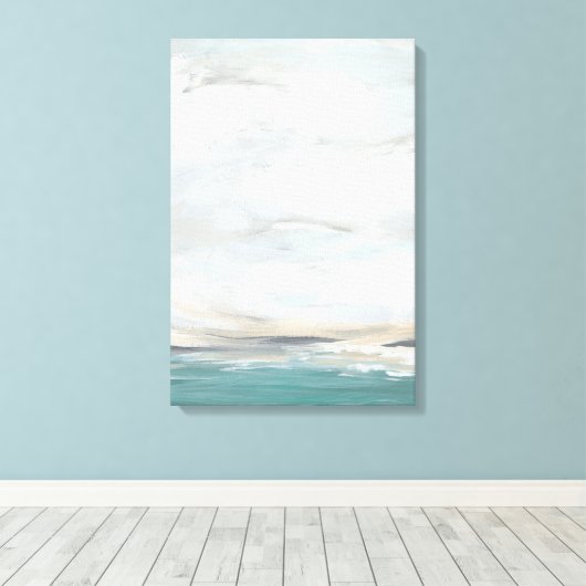 Seafoam Vista Canvas Afdruk (Insitu (Houten vloer))